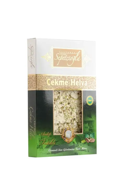 Antep Fıstıklı Çekme Helva 550 G Antep Fıstıklı Çekme Helva 550 G
