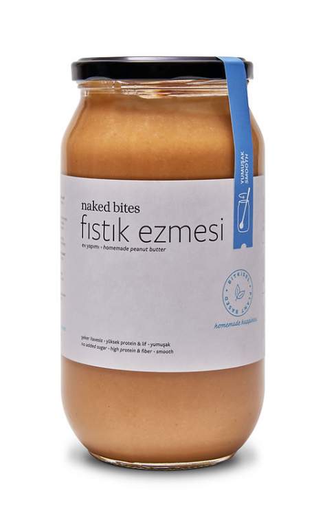 1 Kilo %100 Fıstık Ezmesi Sade Smooth