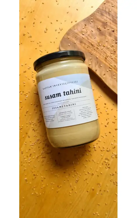 Yerli Gökova Susam Tahini Glütensiz - Vegan - Sağlıklı Yağ Kaynağı 650 g Yerli Gökova Susam Tahini Glütensiz - Vegan - Sağlıklı Yağ Kaynağı 650 g